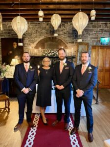 Wedding ceremony at Ballyseede Castle, Castle wedding Tralee, Co Kerry by Caroline McCarthy Celebrant & Registered Celebrant Ireland - Cork Kerry Tipperary Limerick Kildare and more